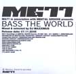 DJ Maxximus, Bass The World, MG77, Mental Groove